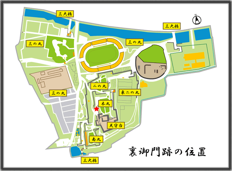 MAP_裏御門跡の位置