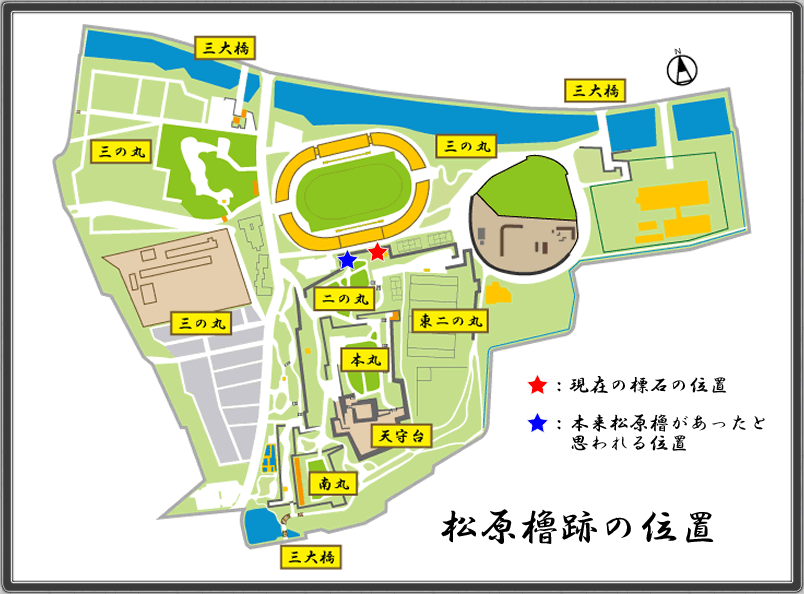 MAP_松原櫓跡の位置