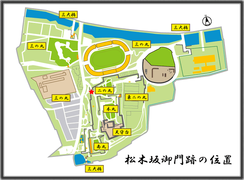 MAP_松木坂御門跡の位置