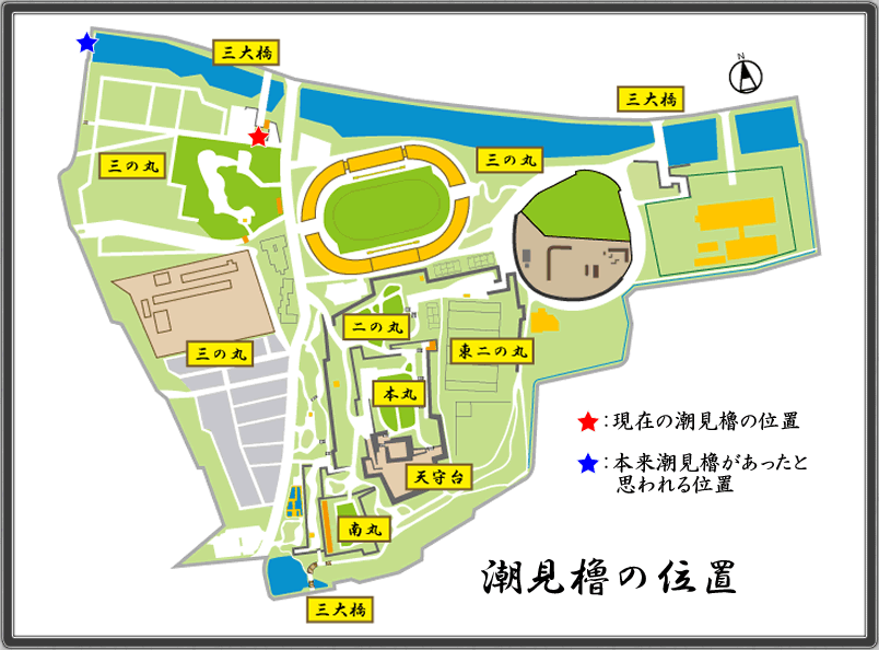 MAP_潮見櫓の位置